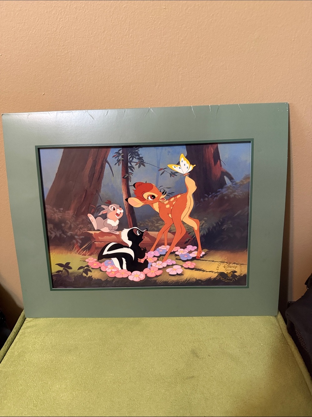 Disney Lithograph 1997 Bambi